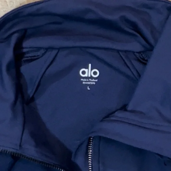 Alo Yoga Women’s Kata Full Zip Mesh Sleeves Jacket Size Large - Picture 4 of 8